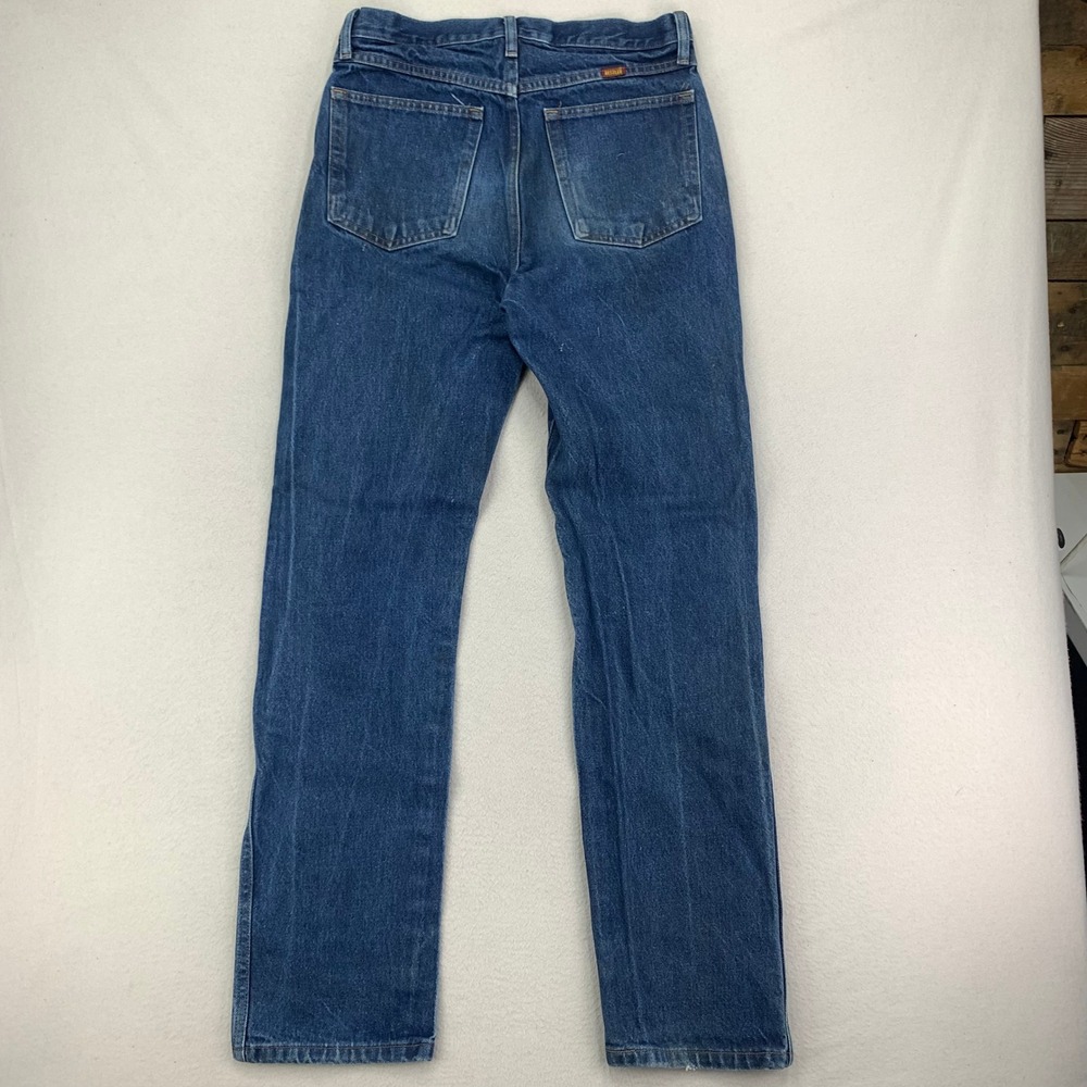 Rustler Jeans Mens 32x34 Boot Cut Faded Distressed Cowboy Retro Workwear Rodeo‎ - Picture 4 of 14